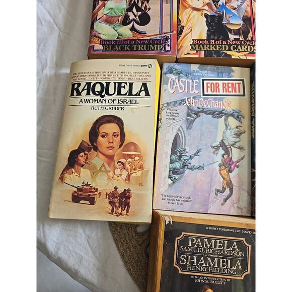 Lot of 8 Mixed Authors Romance Fantasy Science Fiction Paperback Novel Books - Picture 5 of 6